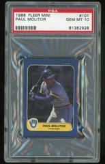 Paul Molitor Baseball Cards 1986 Fleer Mini Prices