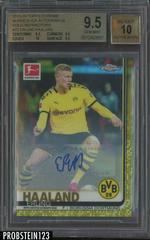 Erling Haaland [Autograph Gold Refractor] Soccer Cards 2019 Topps Chrome Bundesliga Prices