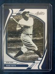 Babe Ruth #9 Baseball Cards 2022 Panini Absolute Prices