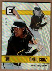 Oneil Cruz [Gold] #2 Baseball Cards 2022 Panini Chronicles Essentials Prices