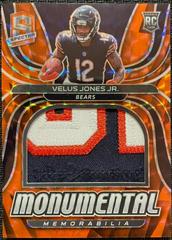 Velus Jones Jr. [Neon Orange] #MME-VJO Football Cards 2022 Panini Spectra Monumental Memorabilia Prices