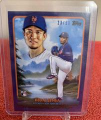 Kodai Senga [Prussian Blue] Baseball Cards 2023 Topps X Bob Ross The Joy Of Budding Talents Prices