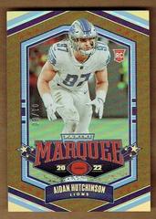 Aidan Hutchinson [Gold] #47 Football Cards 2022 Panini Chronicles Marquee Prices