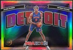 Jalen Duren [Holo] Basketball Cards 2022 Panini Hoops Rookie Greetings Prices