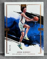Josh Giddey #13 Basketball Cards 2022 Panini Impeccable Prices