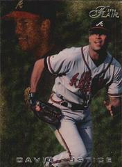 David Justice #201 Baseball Cards 1996 Flair Prices