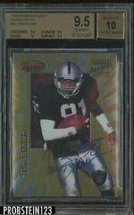 Tim Brown #4a Football Cards 1998 Bowman's Best Autographs Prices
