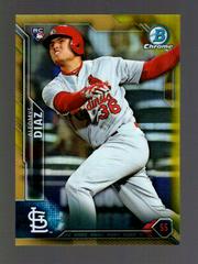 Aledmys Diaz [Gold Refractor] #20 Baseball Cards 2016 Bowman Chrome Prices
