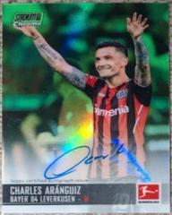Charles Aranguiz [Neon Green Refractor] #CAC-CA Soccer Cards 2021 Stadium Club Chrome Bundesliga Autographs Prices