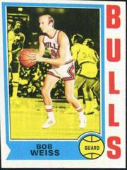 Bob Weiss Basketball Cards 1974 Topps Prices