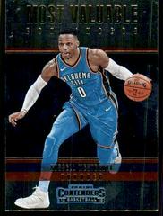 Russell Westbrook [Blue Cracked Ice] #9 Basketball Cards 2018 Panini Contenders Optic Front Row Seat Prices