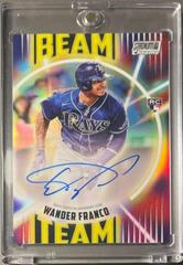 Wander Franco #BTA-WF Baseball Cards 2022 Stadium Club Chrome Beam Team Autographs Prices