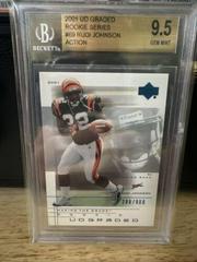 Rudi Johnson [Action] #69 Football Cards 2001 Upper Deck Graded Prices