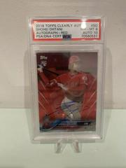 Shohei Ohtani [Autograph Red] #SO Baseball Cards 2018 Topps Clearly Authentic Prices