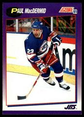 Paul MacDermid Hockey Cards 1991 Score American Prices