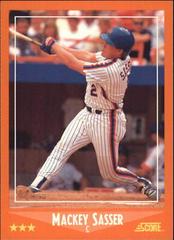 Mackey Sasser #30T Baseball Cards 1988 Score Traded Prices