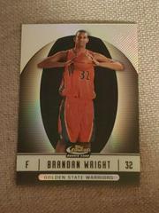 Brandan Wright Refractor #108 Basketball Cards 2007 Finest Prices