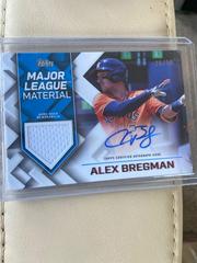 Alex Bregman Baseball Cards 2022 Topps Major League Material Autographs Prices