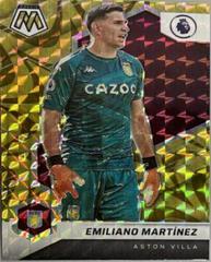 Emiliano Martinez [Reactive Gold Mosaic] Soccer Cards 2021 Panini Mosaic Premier League Prices