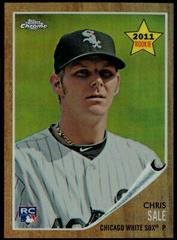 Chris Sale [Refractor] Baseball Cards 2011 Topps Heritage Chrome Prices