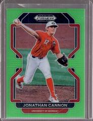 Jonathan Cannon [Lime Green] #PDP101 Baseball Cards 2022 Panini Prizm Draft Picks Prices