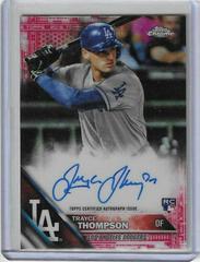 Trayce Thompson [Red Refractor] #RA-TTH Baseball Cards 2016 Topps Chrome Rookie Autographs Prices