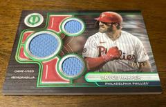 Bryce Harper [Green] Baseball Cards 2024 Topps Tribute Triple Relic Prices
