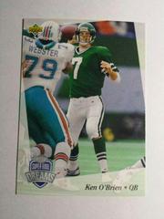 Ken O'Brien Football Cards 1993 Upper Deck NFL Experience Prices