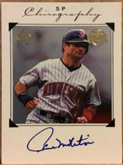 Paul Molitor #PM Baseball Cards 1998 SP Authentic Chirography Prices