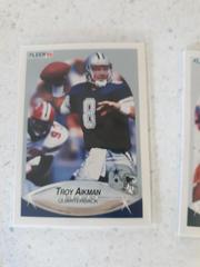 Troy Aikman #384 Football Cards 1990 Fleer Prices