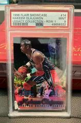 Hakeem Olajuwon [Row 1] Basketball Cards 1996 Flair Showcase Legacy Collection Prices