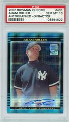 Adam Roller [Xfractor] #401 Baseball Cards 2002 Bowman Chrome Prices