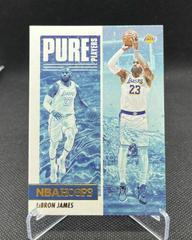 LeBron James [Winter] #4 Basketball Cards 2021 Panini Hoops Pure Players Prices
