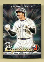 Shohei Ohtani [Black Difractor] Baseball Cards 2023 Topps World Captains of the Classic Prices