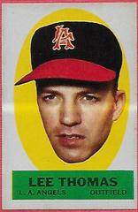 Lee Thomas [Blank Back] Baseball Cards 1963 Topps Peel Offs Prices