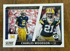 Charles Woodson Football Cards 2021 Panini Score Collegiate Champions Prices