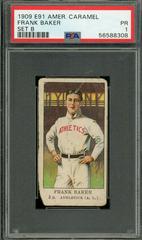 Frank Baker Baseball Cards 1909 E91 American Caramel Set B Prices