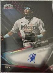 Jesus Sanchez [Red Refractor] #CBA-JSA Baseball Cards 2021 Topps Chrome Black Autographs Prices
