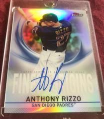Anthony Rizzo Baseball Cards 2019 Topps Finest Origins Autograph Prices