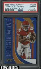 Clyde Edwards Helaire [Blue] #RW12 Football Cards 2020 Panini Playoff Rookie Wave Prices