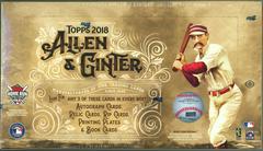 Hobby Box Baseball Cards 2018 Topps Allen & Ginter Prices
