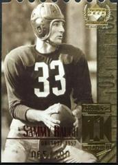 Sammy Baugh [Century Collection] Football Cards 1999 Upper Deck Century Legends Prices