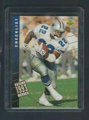 Emmitt Smith [Checklist] Football Cards 1993 Upper Deck Future Heroes Prices