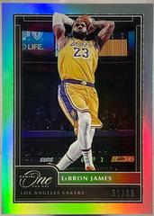LeBron James Basketball Cards 2020 Panini One and One Prices