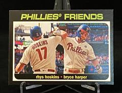 Rhys Hoskins/Bryce Harper Baseball Cards 2020 Topps Heritage Combo Cards Prices