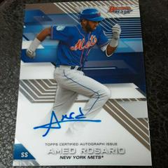 Amed Rosario Baseball Cards 2017 Bowman's Best of Autograph Prices