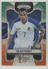 Blas Perez [Green & Orange Wave] Soccer Cards 2018 Panini Prizm World Cup Prices