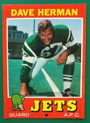 Dave Herman #124 Football Cards 1971 Topps Prices