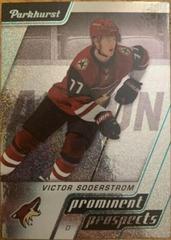 Victor Soderstrom Hockey Cards 2020 Parkhurst Prominent Prospects Prices