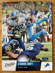 D'Andre Swift Football Cards 2022 Panini Prestige Highlight Reel Prices